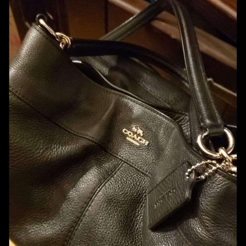 New York leather coach purse. Mint condition.